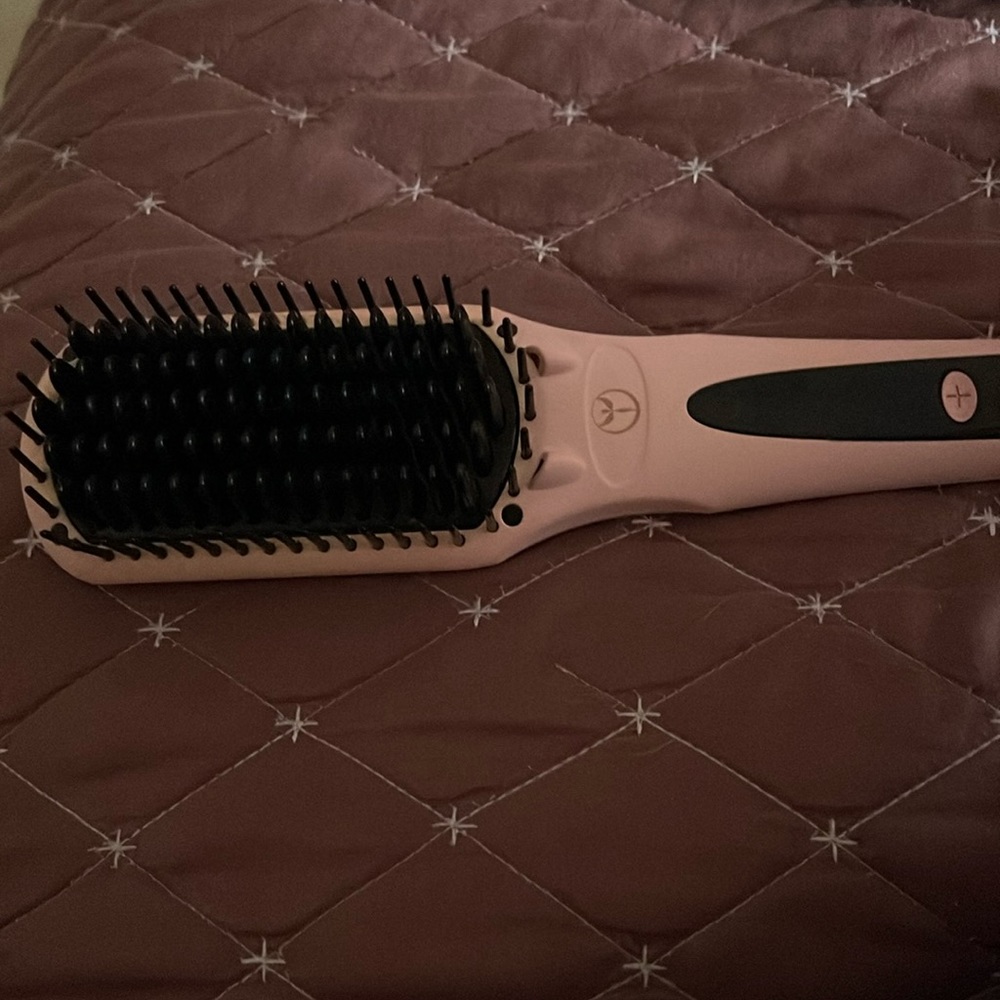 L'ange Le Vite Hair Brush Straightener Blush Rose Lange